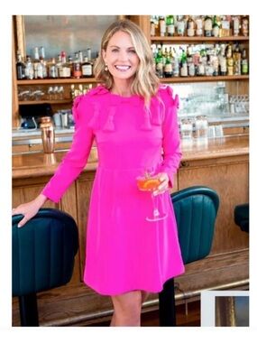 Tuckernuck x Cameran Eubanks Hot Pink Bow dress sz M